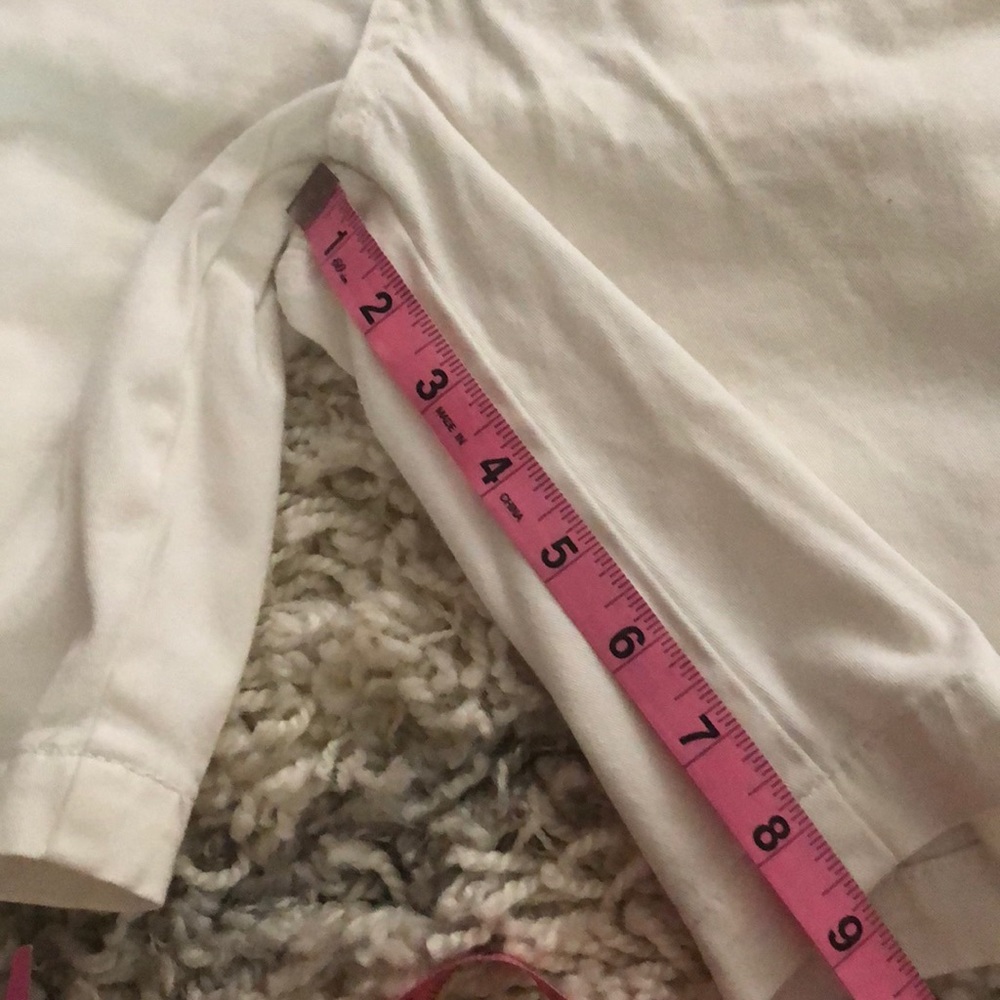 White Low Rise Jorts - Picture 9 of 12